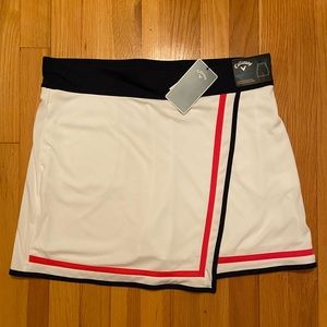 New Callaway Tennis Golf Skort Skirt True Sculpt Opti-Dri Women’s Large $70